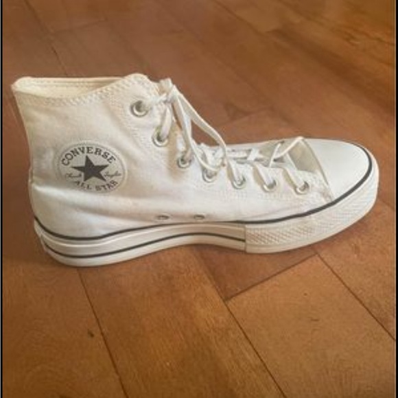White platform converse - Picture 4 of 5